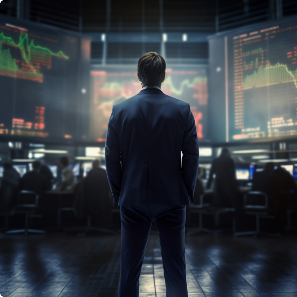 Businessman signs contract.